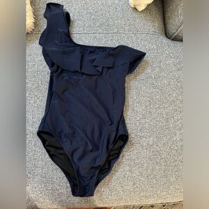 One shoulder jcrew swim